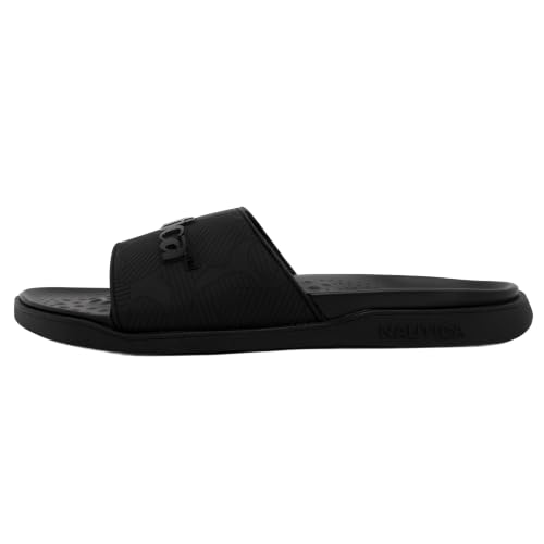 Image of Nautica Men's Athletic Cushioned Casual Slip On Shower Pool Beach Slide Sandals