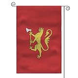 Gartenflagge Mittelalterliches Wappen Des Königreichs Norwegen Wetterfeste...