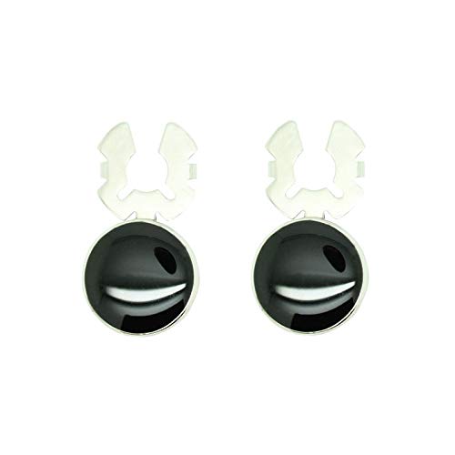 Cubrebotones Roundel Ejecutivo Negro soluciona puños sin ojal gemelo 2