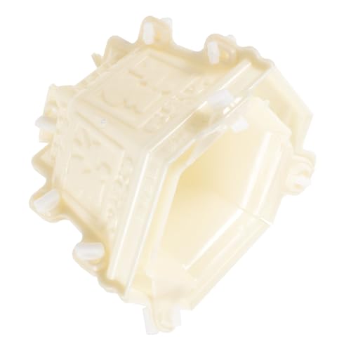 Moule plastique hexagonal pot de fleur diy solide réutilisable beige