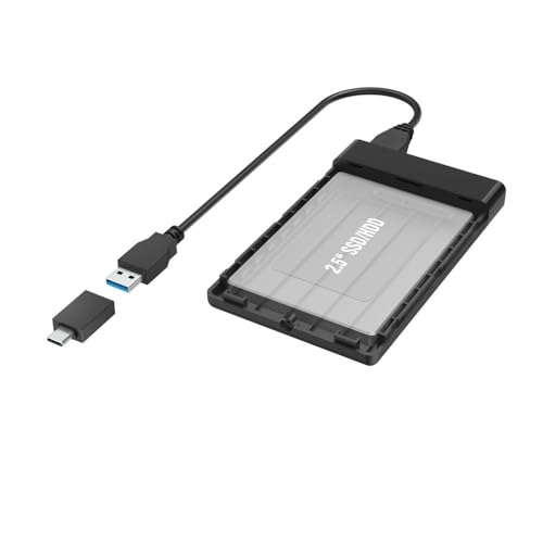 Caja externa USB para discos SSD y HDD 2.5 pulgadas miniatura 2