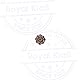 Tattoo Holz Blöcke Messing Blumen Entwürfe Drucken Lehm Stempel BSCtag041