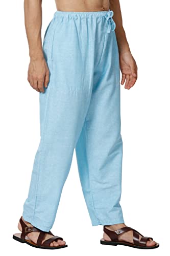 Image of Aatman One Size Men's Eco-Friendly Cotton Pyjama | Fits Waist Size 28 to 36 Inches