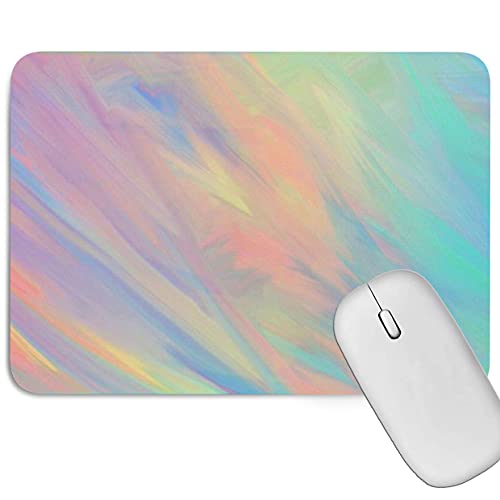 Image of Artich Designer Gaming Mouse Pad for Office Laptop /Computer with Super Soft Non-Slip Rubber Base and Lycra Cloth Surface for Silky Touch Rectangle (Painted Marble)