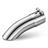 WABUILTOWN 2.5 Inch Turn Down Exhaust Tip