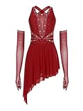 L'ourlet asymétrique ajoute une touche moderne et tendance, créant une silhouette dynamique et accrocheuse qui se démarque