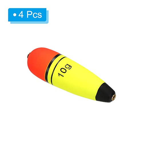 PATIKIL 0.35oz Fishing Slip Bobbers, 4 Pack EVA Fishing Float for Sea Fishing Freshwater Yellow - Image 3