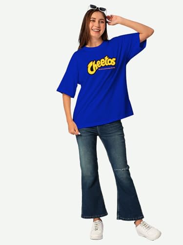 Image of Women's Letter Print Oversized Fit T-Shirt