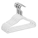 ManGotree Perchas de Ropa de Terciopelo para niños, Perchas para Ropa de bebé para niños Ahorro de Espacio 15 Paquete Antideslizante (Blanco)