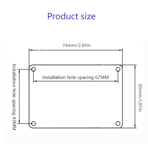 Placa de controlador de medidor con sonido de paso bajo y panel de control optimizado 2