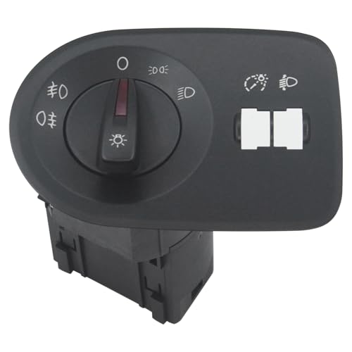 Kalunfex Interrupteur de phare antibrouillard pour Ibiza IV 6J1941531J Interrupteur de contrôle de la lampe du phare