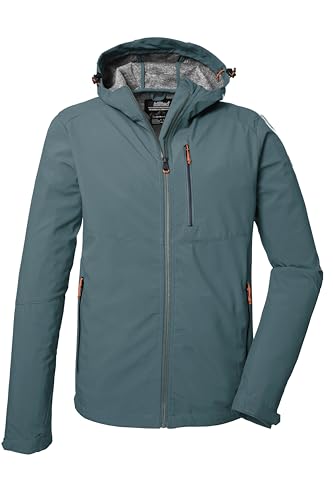 Killtec KOS 259 MN Sftshll Jckt Softshell/Chaqueta de Exterior con Capucha, Atlántico Norte, Medium Hombres
