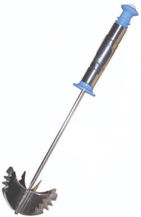 Stainless Steel Hand Blender for Lassi, Buttermilk, Eggs, and Batter | Manual Spring Whisk for Blending, Mixing, Beating & Stirring | Kitchen Utility Tool-image-5