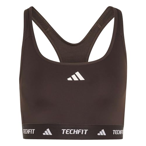 Adidas Techfit Bra Aurora Coffee M frena el impacto y protege tu pecho