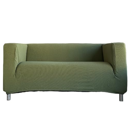 Dorian Home Klippan - Funda para sofá de punto elástico, de punto, fácil de montar, antiarañazos, lavable a máquina, no necesita planchado (Kiwi)