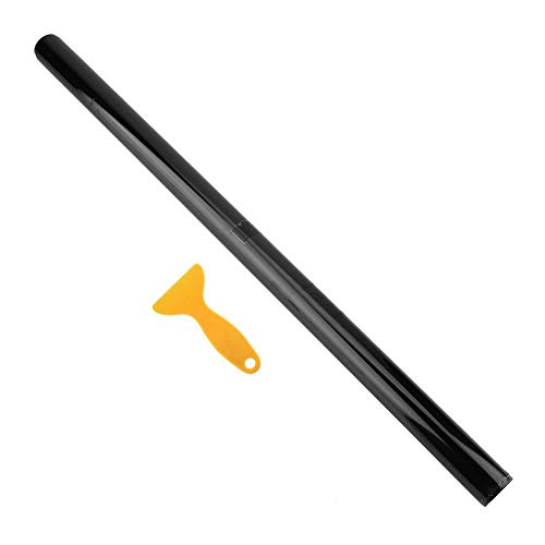 Película de protección solar, 50 * 100 cm Película de vidrio de tinte de ventana de coche antidesgaste Película de protección solar de aislamiento térmico(Light Transmittance 5%)