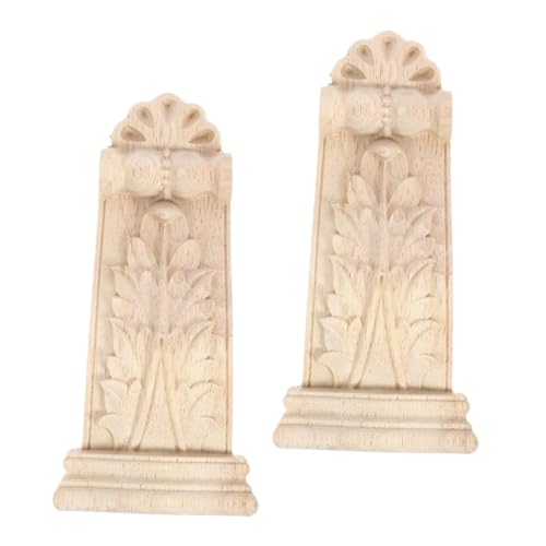 2個 木製 コーベル 木製 彫刻 コーベル 家庭用 装飾 - ヨーロピアン