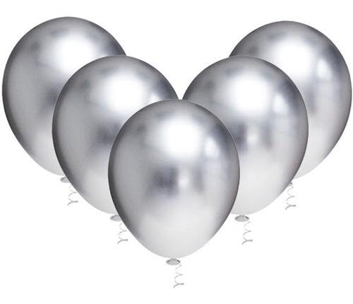 Kit Arco Desconstruido Prata - Branco e Preto + Fita 5mts