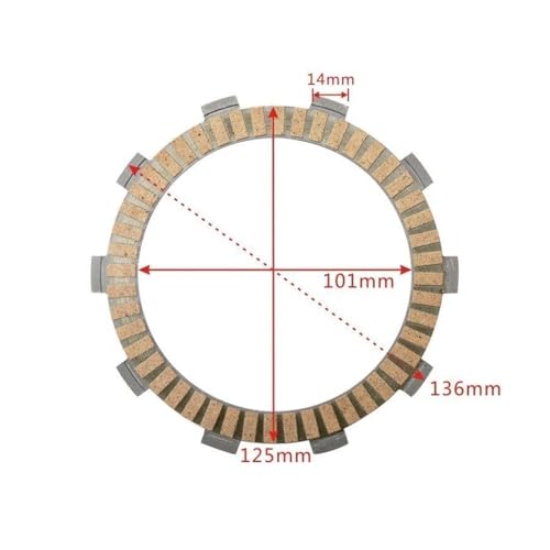 Disques d'embrayage à friction moto pour restaurer vos sorties TC250