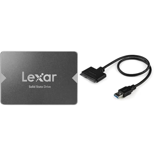 Lexar 512GB NS100 SSD + StarTech USB 3.0 to 2.5