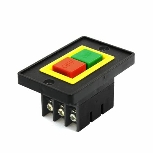 Tool parts AC 380V 2KW Red for Green ON/OFF Start Stop Electric Push Button Switch
