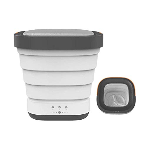 Faltbare Wäschewanne Basic & Upgrade Review - Wäscheklappmaschine, Mini-Turbo-Waschmaschine mit Faltbarer Wanne Kompakte