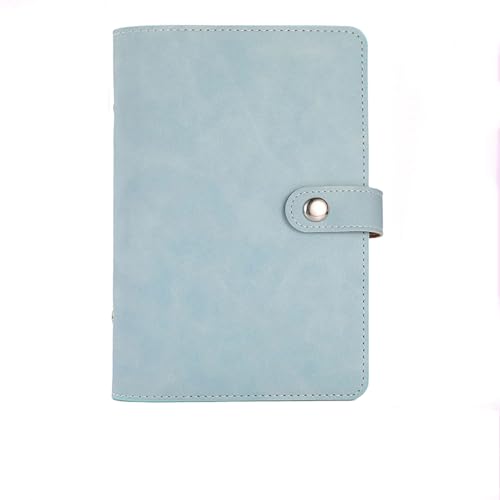 ¨¢lbum de Fotos de Colecci¨®n de Pegatinas Decorativas en Blanco, ¨¢lbum de Recortes Washi Reutilizable, Carpeta Est¨¦tica de Diario A6 PU