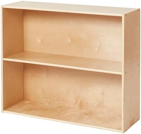 Back2School Express Sleekline 2-Shelf Storage Cabinet, 30in H, Bo...