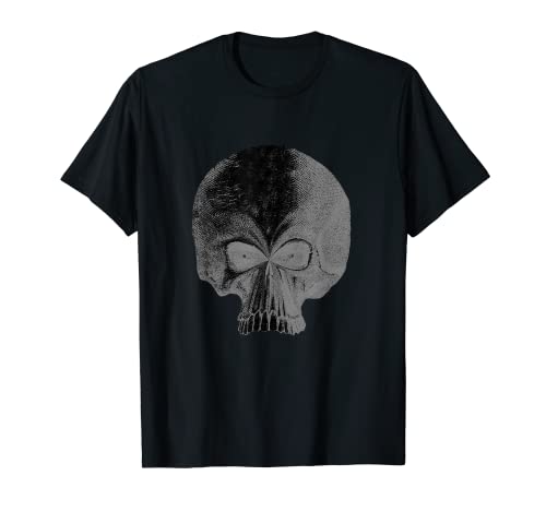 Ravaged Gray Alien Skull T-Shirt