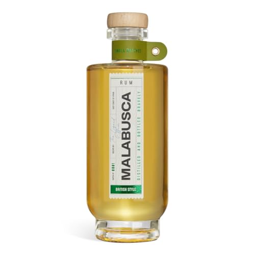 Malabusca Ron 700 ml - British Style, Medalla Oro Londres 2025 Ron premium estilo inglés. Botella sin estuche individual.