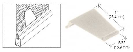 Crl Translucent Plastic Pull Tabs For Screens - Bulk Pack Of 100 By Cr Laurence #TOP4