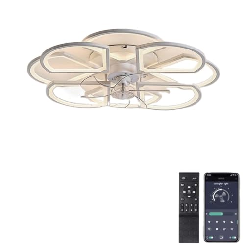 Ventiladores de techo con iluminación temporizador y varios tamaños en salón