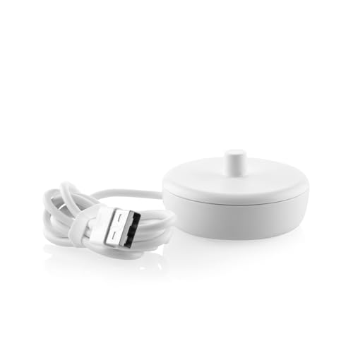 ETA elektrische Schallzahnbürste I Sonetic I 5 x Reinigungsmodi I bis zu 40 000 Bürstenkopfbewegungen/Minute I Timer I 3,7 V Li-Ion-Akku I IPX7 I 2 Ersatzköpfe I Weiß – Bild 6