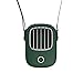 SHIXUE Mini Ventilatore Portatile con Collo Appeso Mini Ventilatore Ricaricabile Collana Ricaricabile, Ventilatore Portatile Regolabile a velocità,Verde