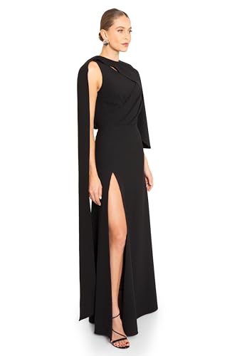 Black Halo Womens Kissam Gown Black