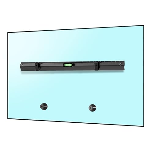 Soporte de pared para TV de 22 a 55 pulgadas, soporte delgado sin tachuelas, soporte de TV de paneles de yeso, soporta hasta 100 libras, VESA máximo 400 x 400 mm, sin taladro, fácil instalación con