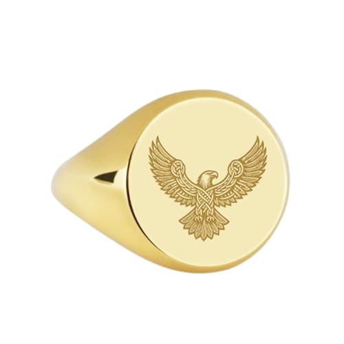 Bague aigle en argent plaqué or, le bijou idéal pour vos soirées chic