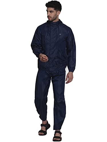Wildcraft Men's Polyester Waterproof Rain Jacket Suit Casual Styl...