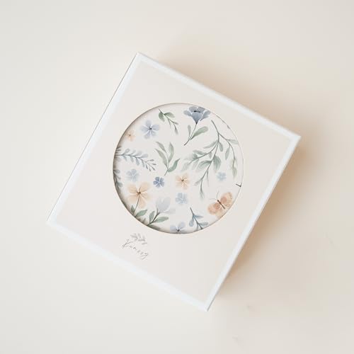 Image of Konssy Baby Girl Newborn Receiving Blanket with Matching Headband and Beanie Set Baby Swaddle Nursery Swaddle Wrap