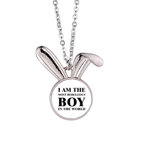 Collier avec pendentif lapin original, le cadeau Art déco idéal pour un anniversaire