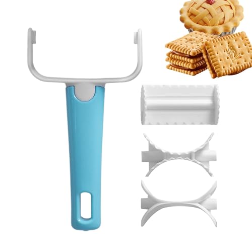 Cortador Rodillo para Masa | Accesorios de Cocina Portátiles - Cortador Rodante Para Hornear - Para Ravioli, Pan, Hogar, Dormitorio, Restaurante, Apartamento, Alquiler, Panaderías, Cafetería