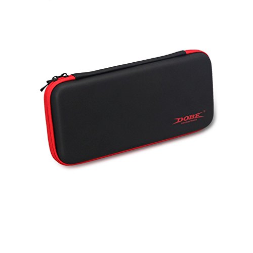 Althemax Carrying Case Protective Hard Portátil Carry Case Bolsa de la tarjeta de juego multi bolsa para los juegos Orange interior para Nintendo Switch negro
