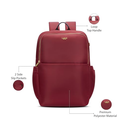 Image of Lavie Luxe Women's Zenia Laptop Backpack | Fashion Backpack for Work | Ladies Purse | Stylish Shoulder Bag | Gift For Women