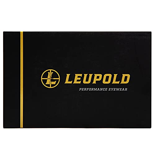 Image of Leupold Becnara Performance Eyewear with Black /Gloss Black Frames and Orange Mirror Polarized Lenses