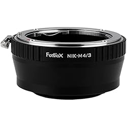 Lente Micro Nikon Fotodiox Nikon Lente Anillo Adaptador de cámara Profesional MFT Micro 4/3 Cuatro Tercios