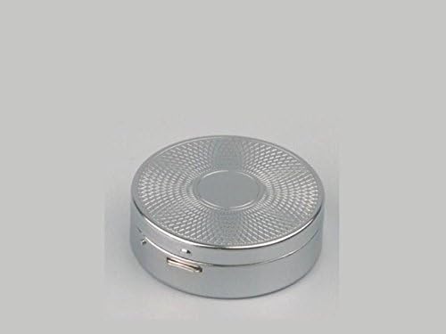Snuff Pill Box Chrome