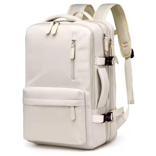 Image of Expandable Laptop Backpack with USB Charging Port, 15.6-Inch Travel & College Bag for Men & Women