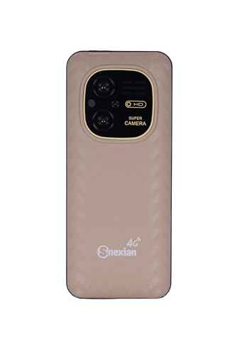 Image of Snexian All-New GURU GT 4G Working Dual Sim | Keypad Mobile | 2.4 inch Display | YouTube Working| Voice Changer | BT Dialer | Call Recording | Long Lasting Battery | FM | Camera | Feature Phone | Gold