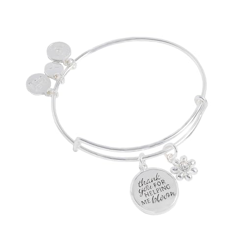 Alex And Ani Thank You For Helping Me Bloom' Charm Bangle