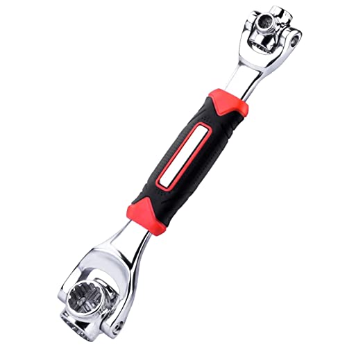 Universal-Steckschlüssel, Multifunktions Schraubenschlüssel, Schraubenschlüssel, Steckschlüssel, 360° Drehbarer Multifunktions-Universalschlüssel Autoreparatur und Demontage Viele Arten von Schrauben Cover